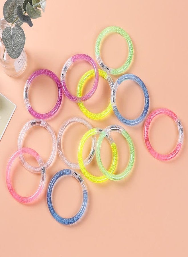 SQUICKLE أساور SQUICKLE المضيئة في الظلام بتقنية LED | أساور مضيئة وعصي مضيئة | لوازم حفلات نيون للأطفال والكبار | ألعاب مضيئة وهدايا حفلات الهالوين (متعددة الألوان) (4) - Image 5